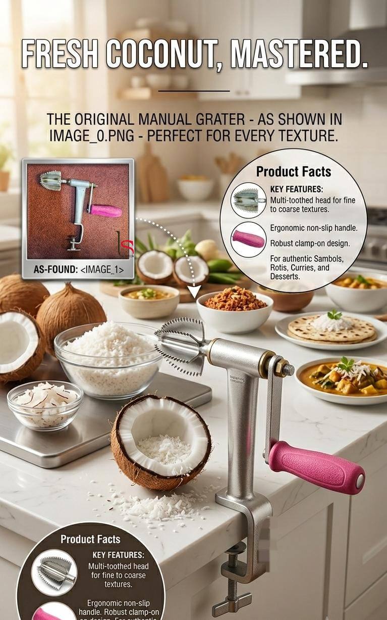 COCONUT SCRAPER – FOR SALE