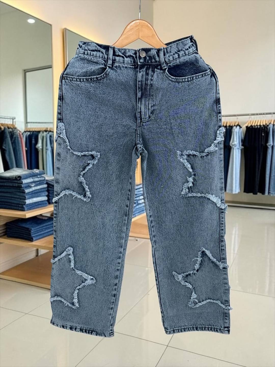 LADIES WIDE LEG DENIMS FOR SALE