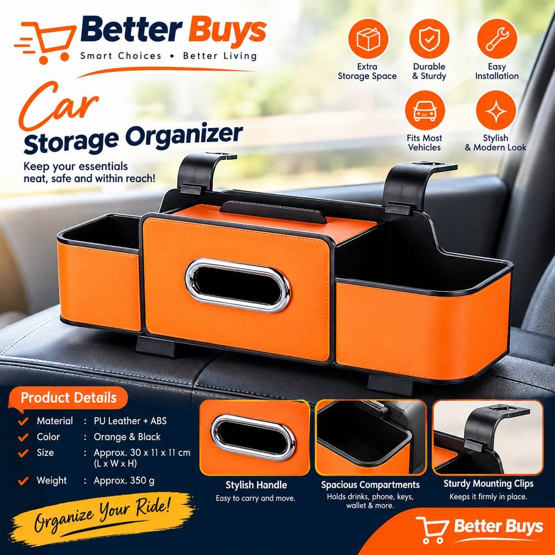 CAR STORAGE ORGANIZER FOR SALE