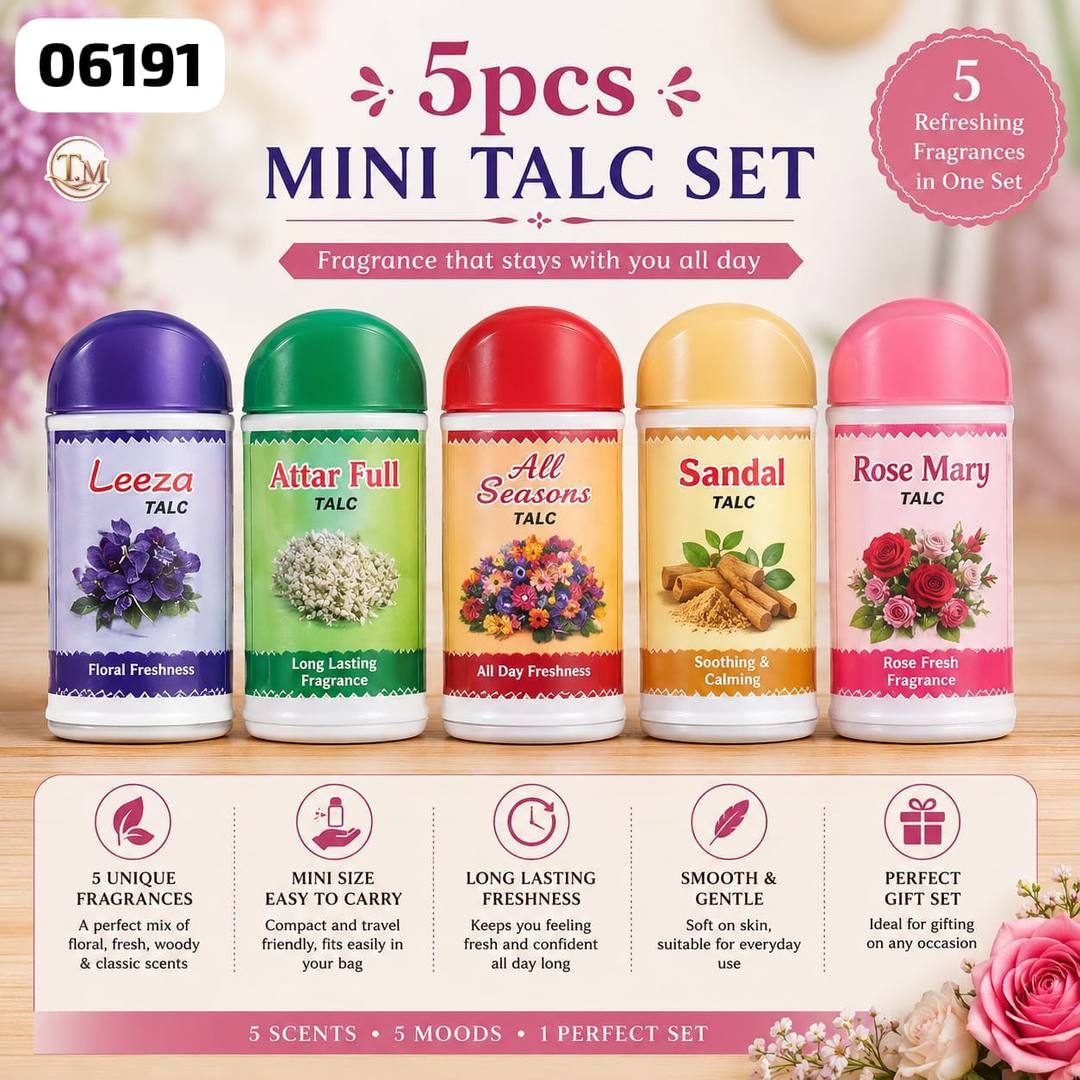 5 PCS MINI TALC SET – FOR SALE