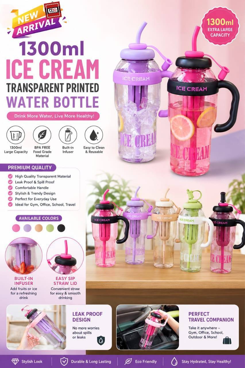 ICE CREAM WATER BOTTLE FOR SALE
