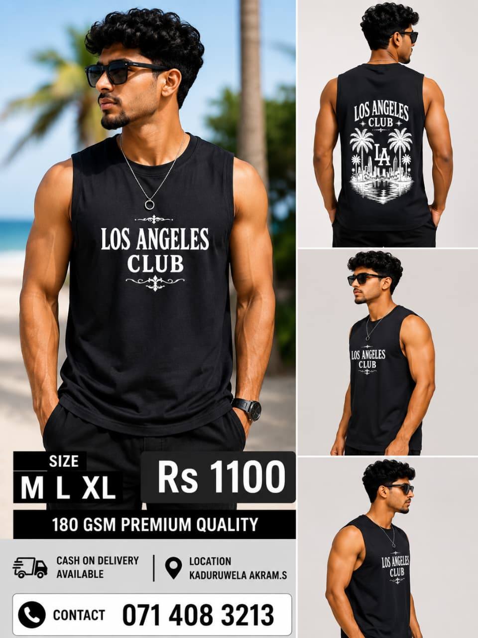 Men's Premium Sleeveless T-Shirt