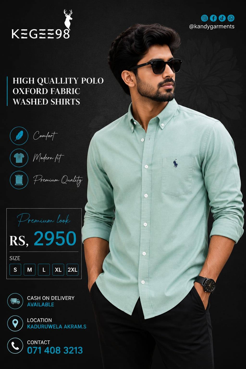 Premium Washed Oxford Shirts – New Fashion Collection