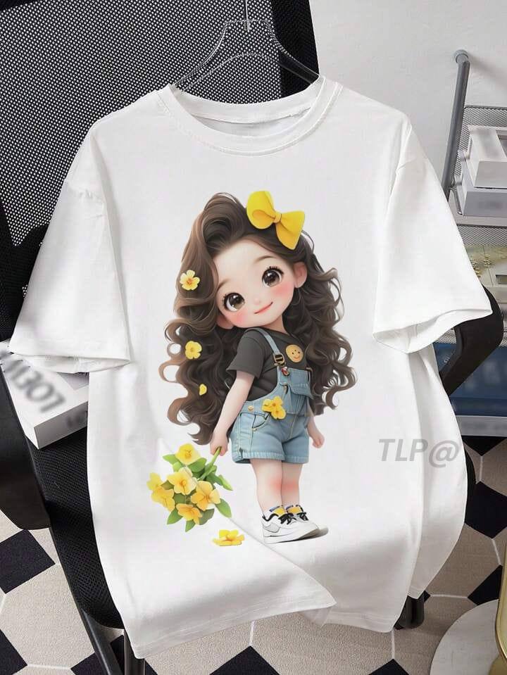 STITCH PRINTED JERSEY T-SHIRT FOR SALE