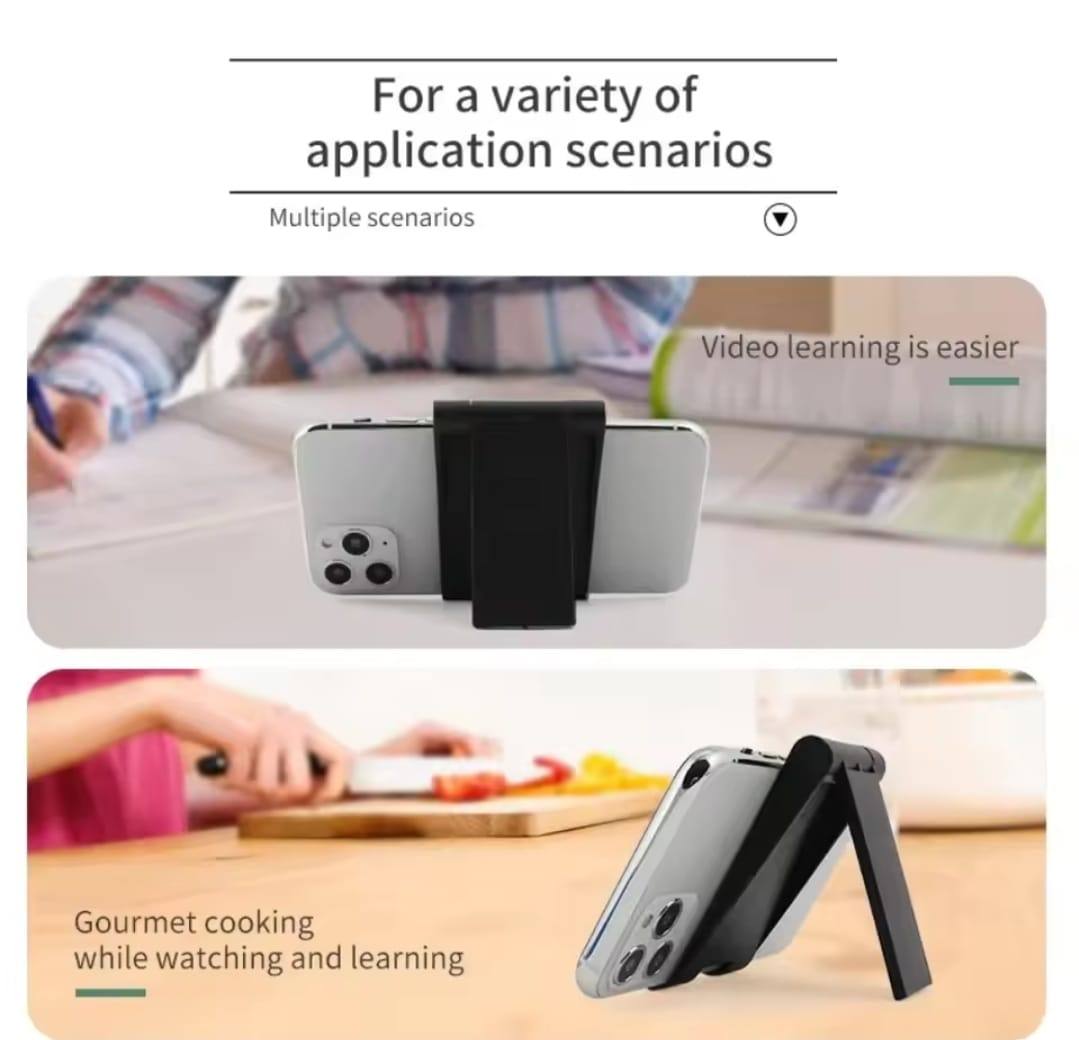 ADJUSTABLE FOLDABLE DESK PHONE HOLDER