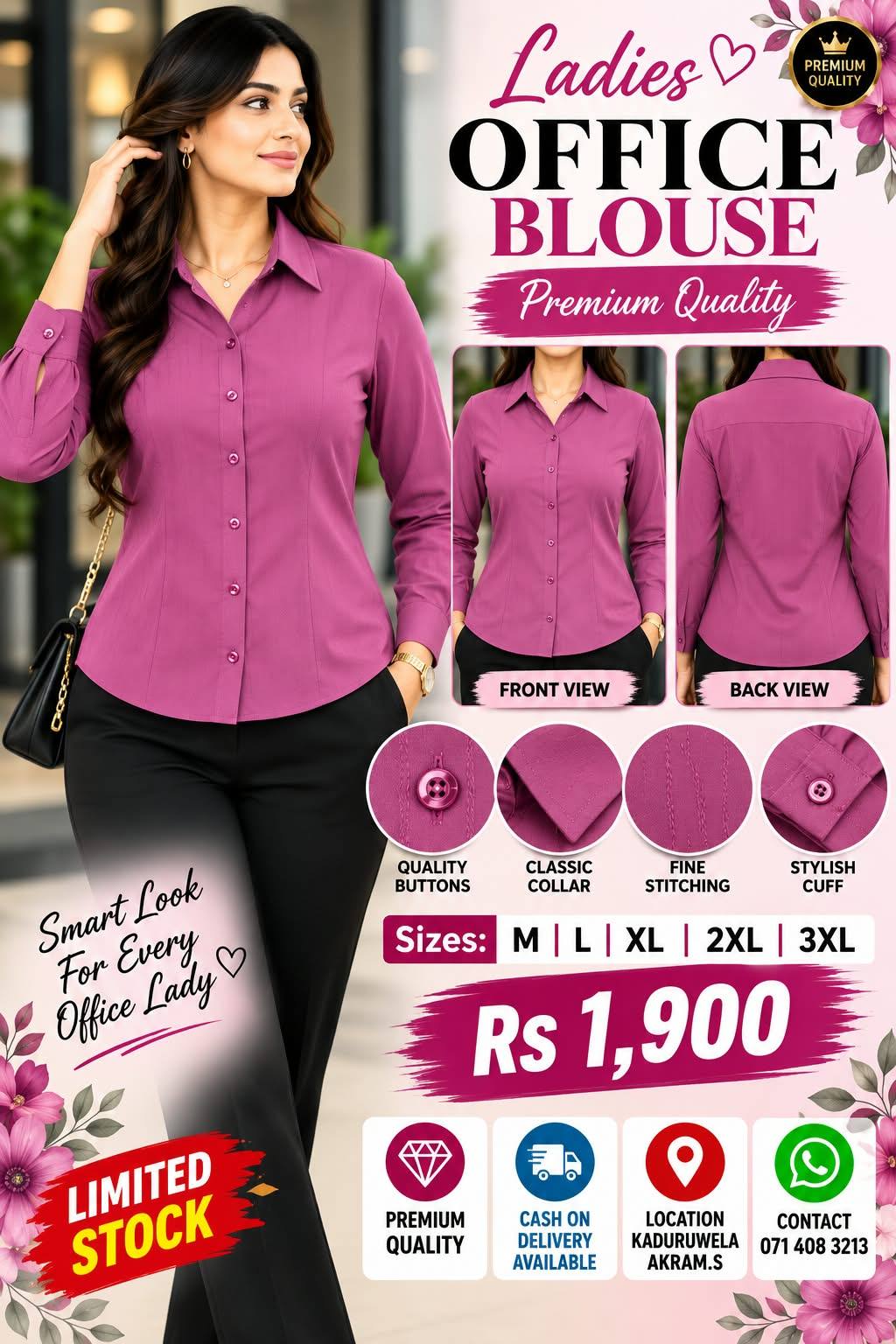LADIES OFFICE BLOUSE ON SALE