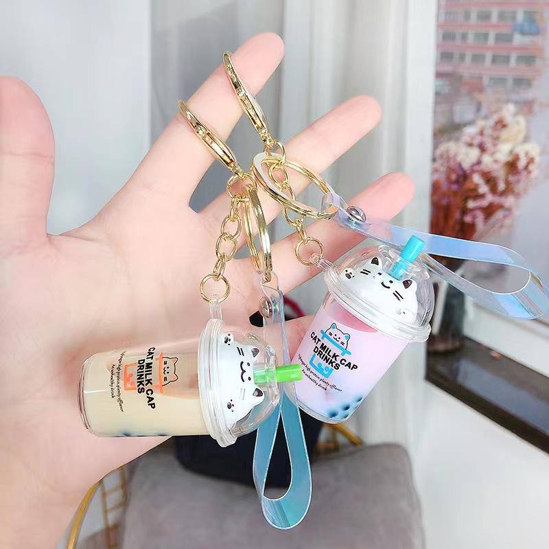 CUTE BUBBLE TEA KEYCHAIN – FOR SALE