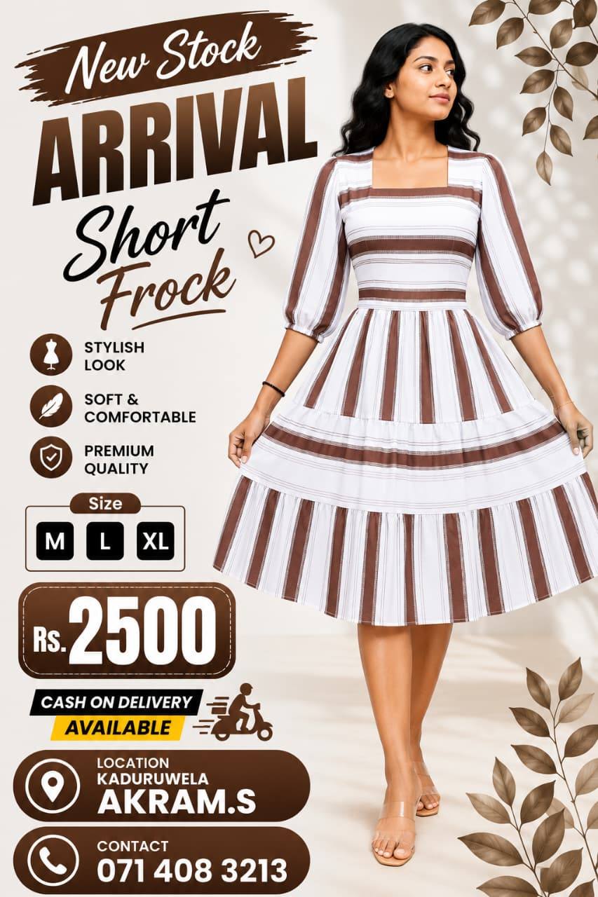 Ladies Short Frock On Sale