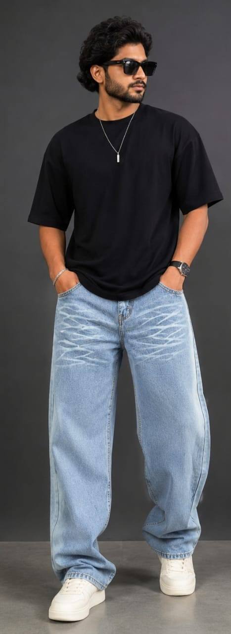 Big Fold Baggy Denim