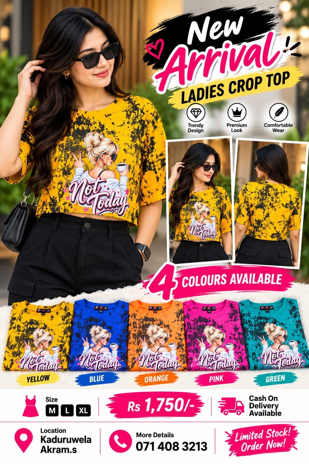 NEW LADIES CROP TOP COLLECTION