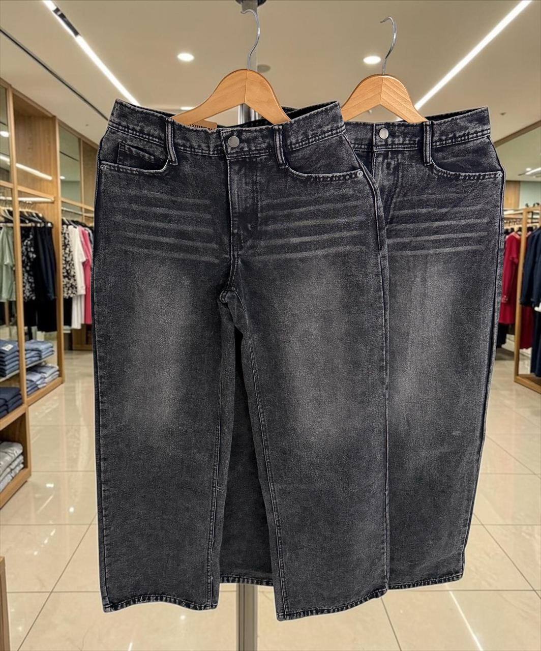 ACID WASH BIG FOLD DENIM ON SALE