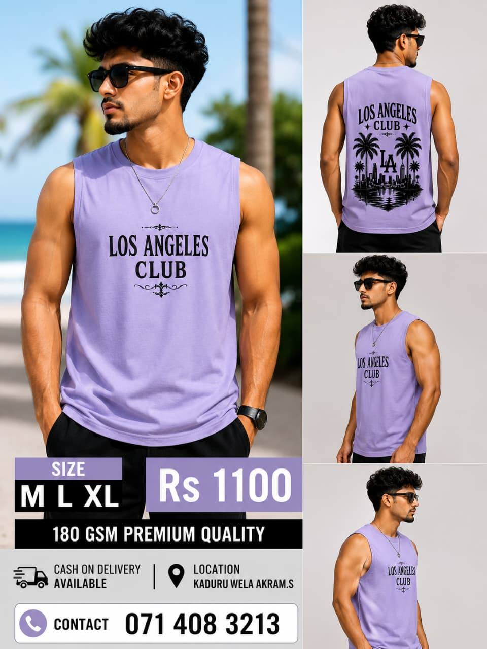 Men's Premium Sleeveless T-Shirt