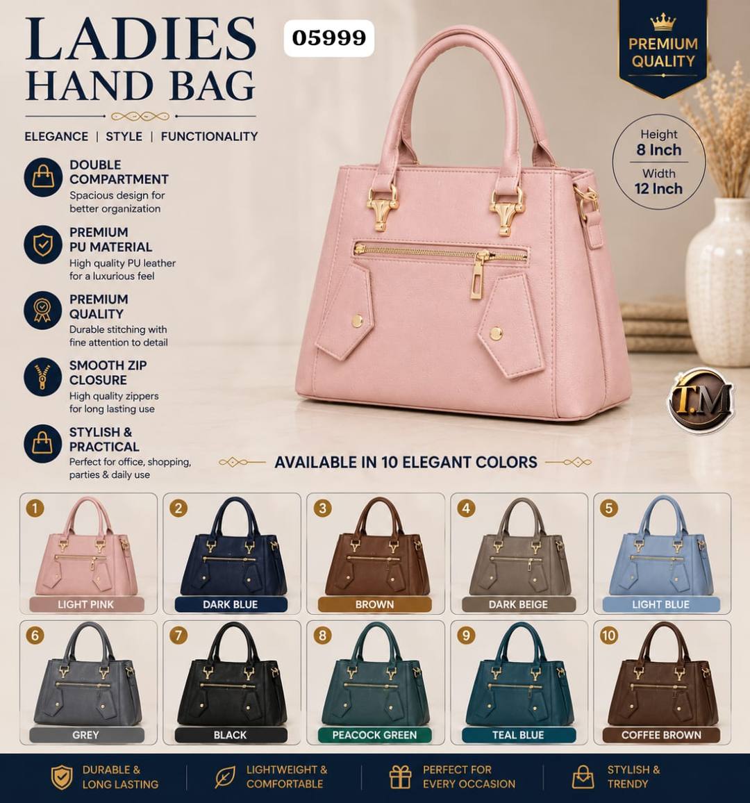 Premium Quality Ladies Hand Bag