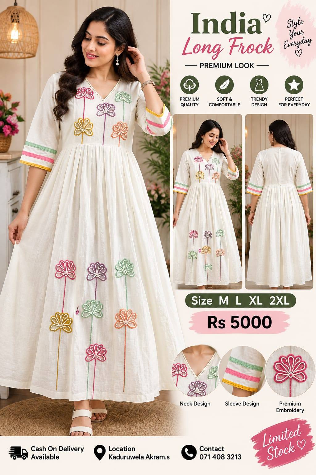 Beautiful Indian Frock Collection Available
