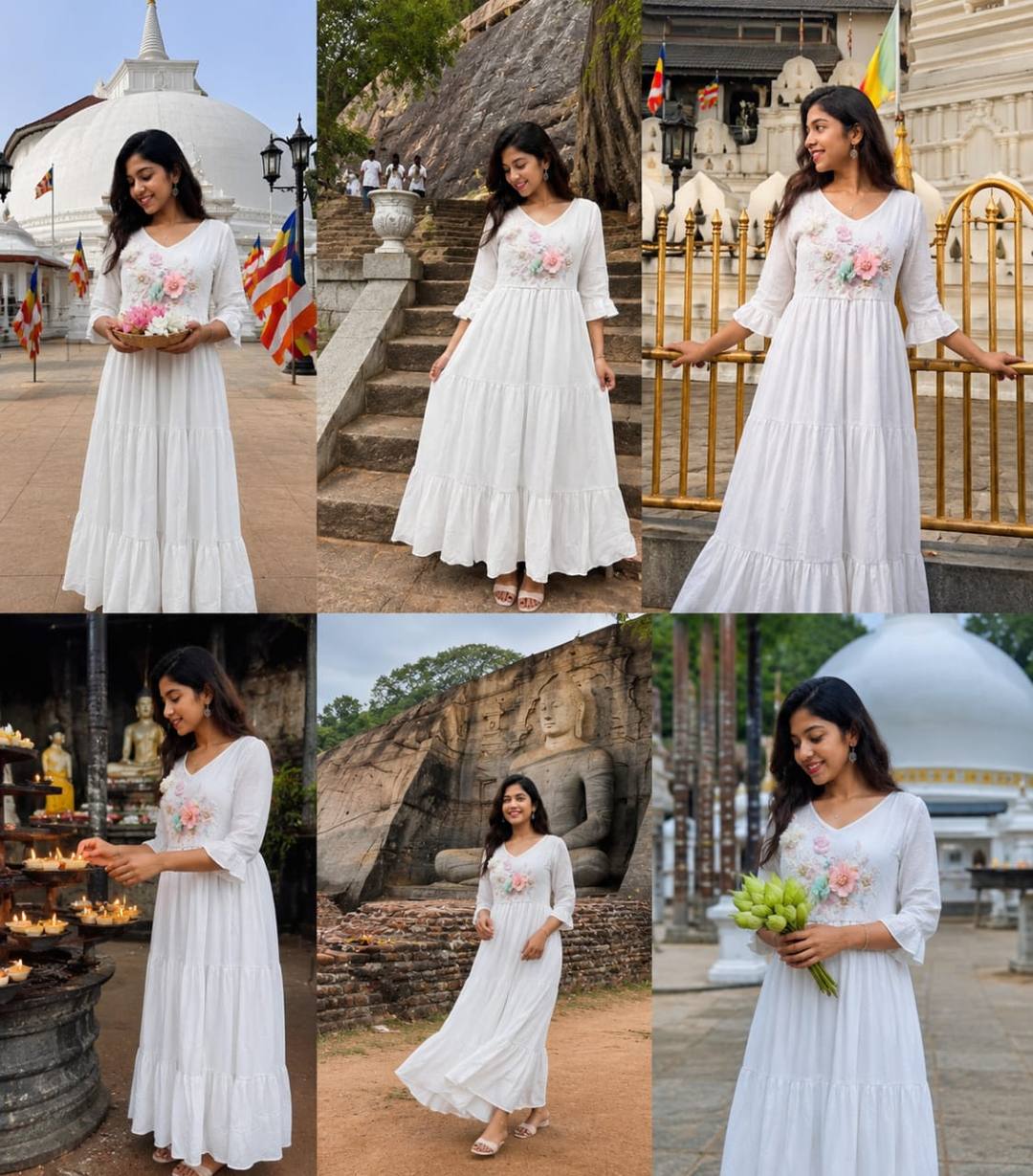 White Long Frock