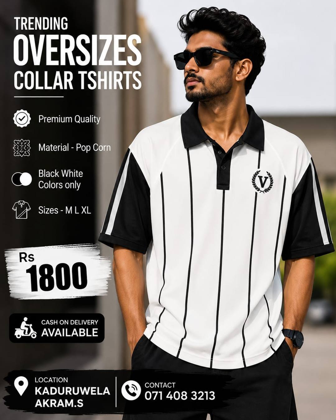 Trending Oversized Collar T-Shirts Availbale
