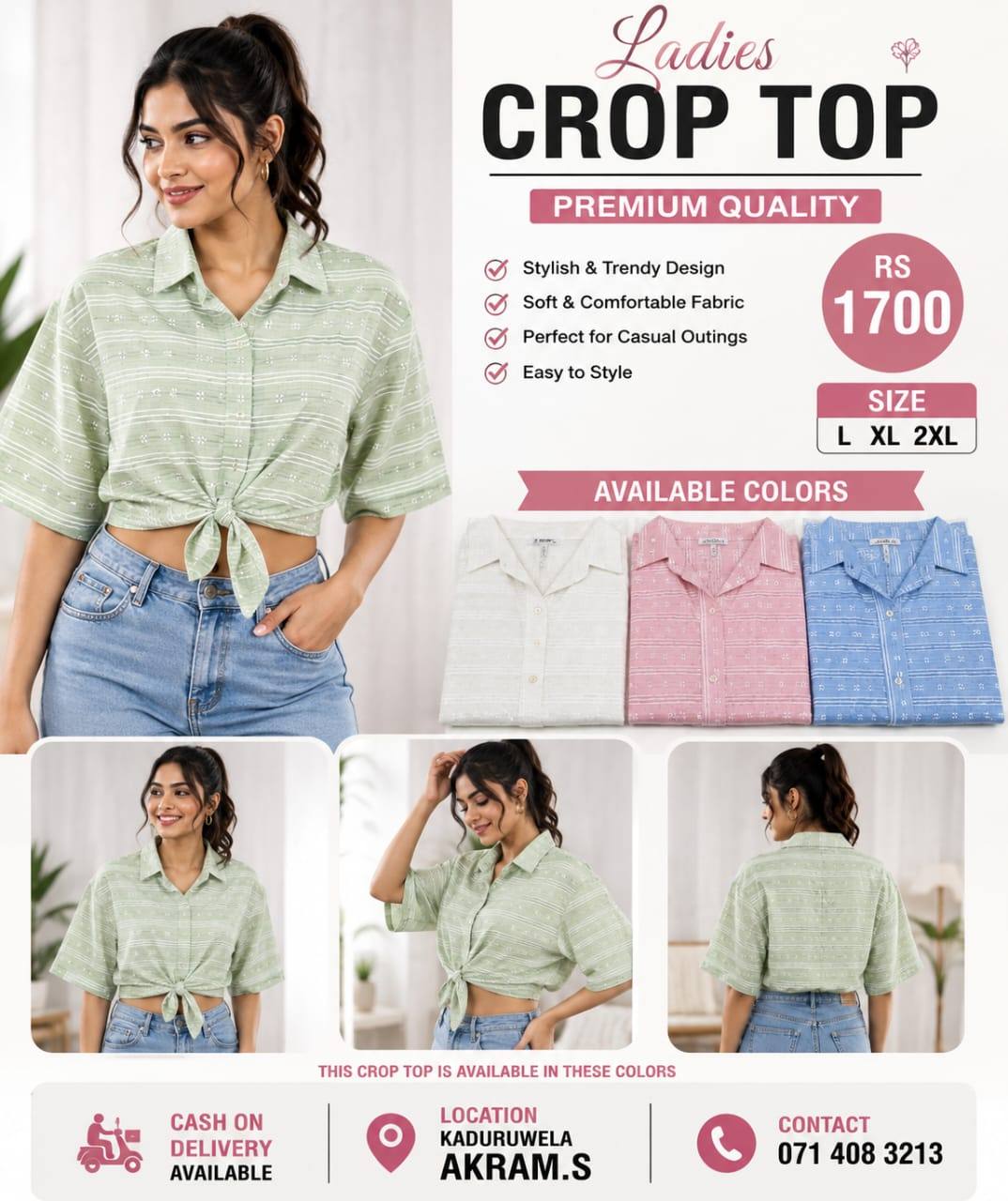 LADIES CROP TOP COLLECTION FOR SALE