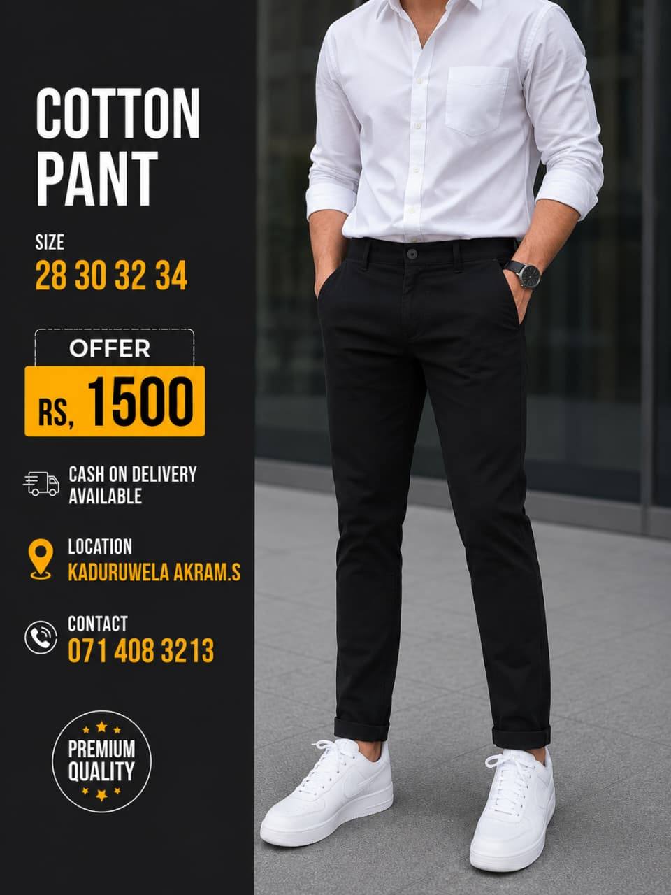 COTTON PANT AVAILABLE