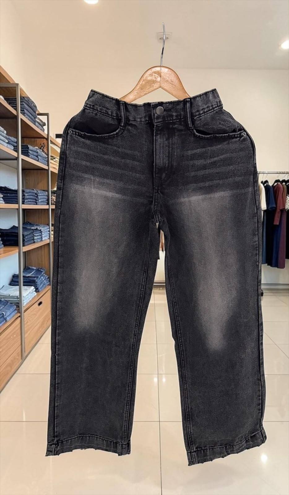 LADIES DENIM BLACK NEW ARRIVAL
