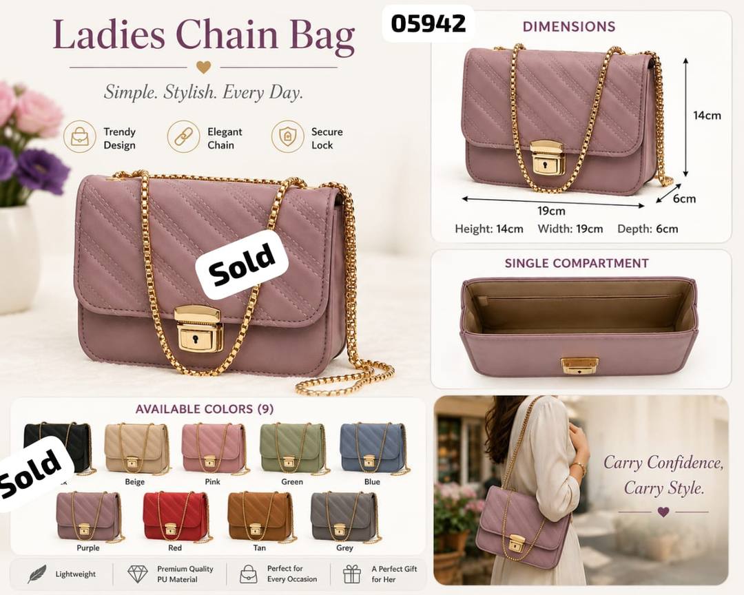 Imported Ladies Chain Bag