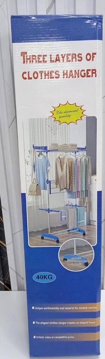 3-LAYER ADJUSTABLE CLOTHES HANGER