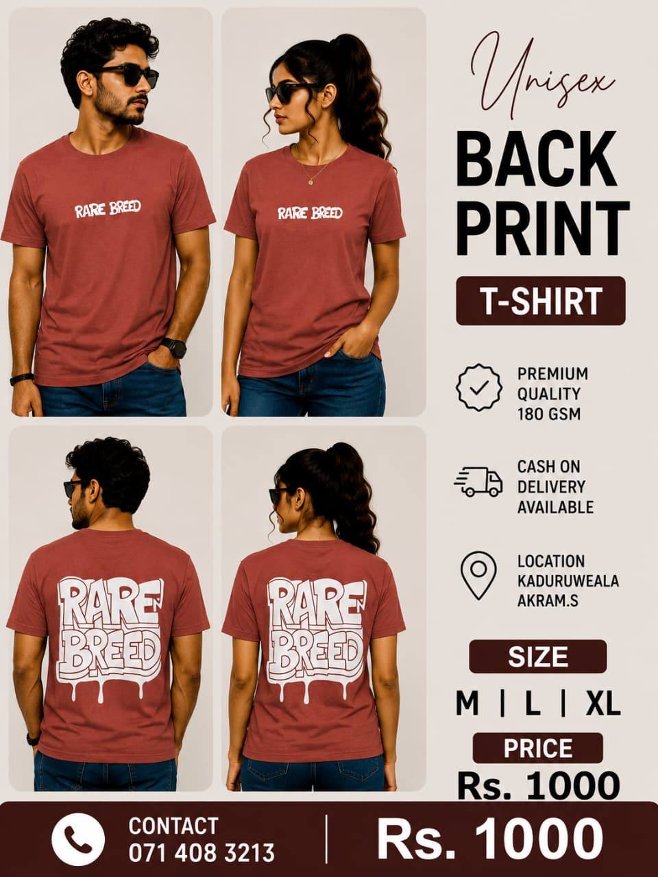 Premium 180 GSM T-Shirt