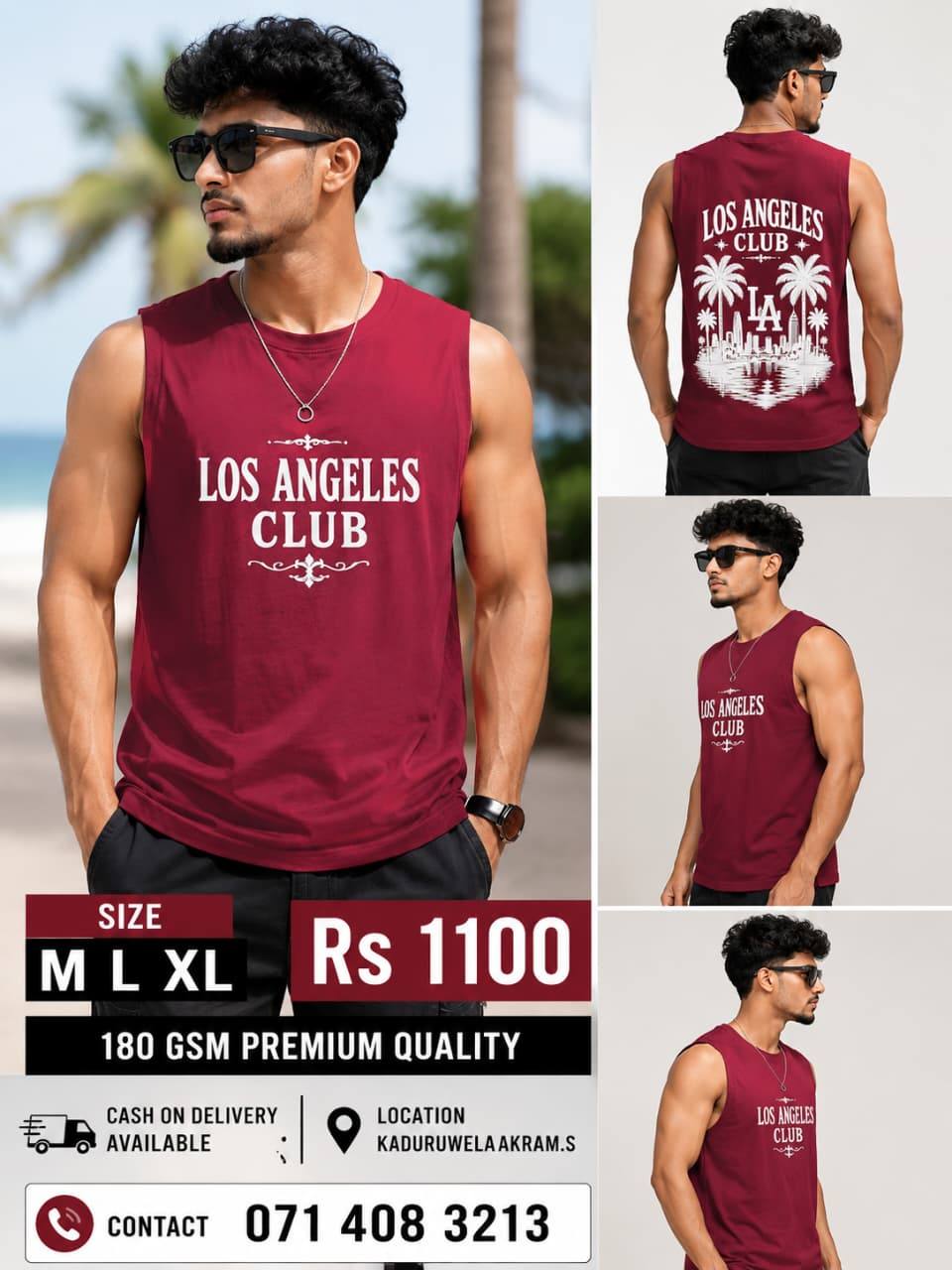 Men's Premium Sleeveless T-Shirt