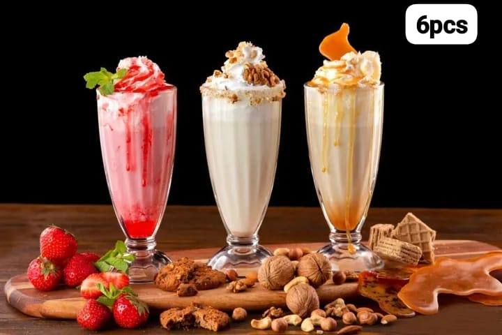 6 PCS FALOODA GLASS SET FOR SALE