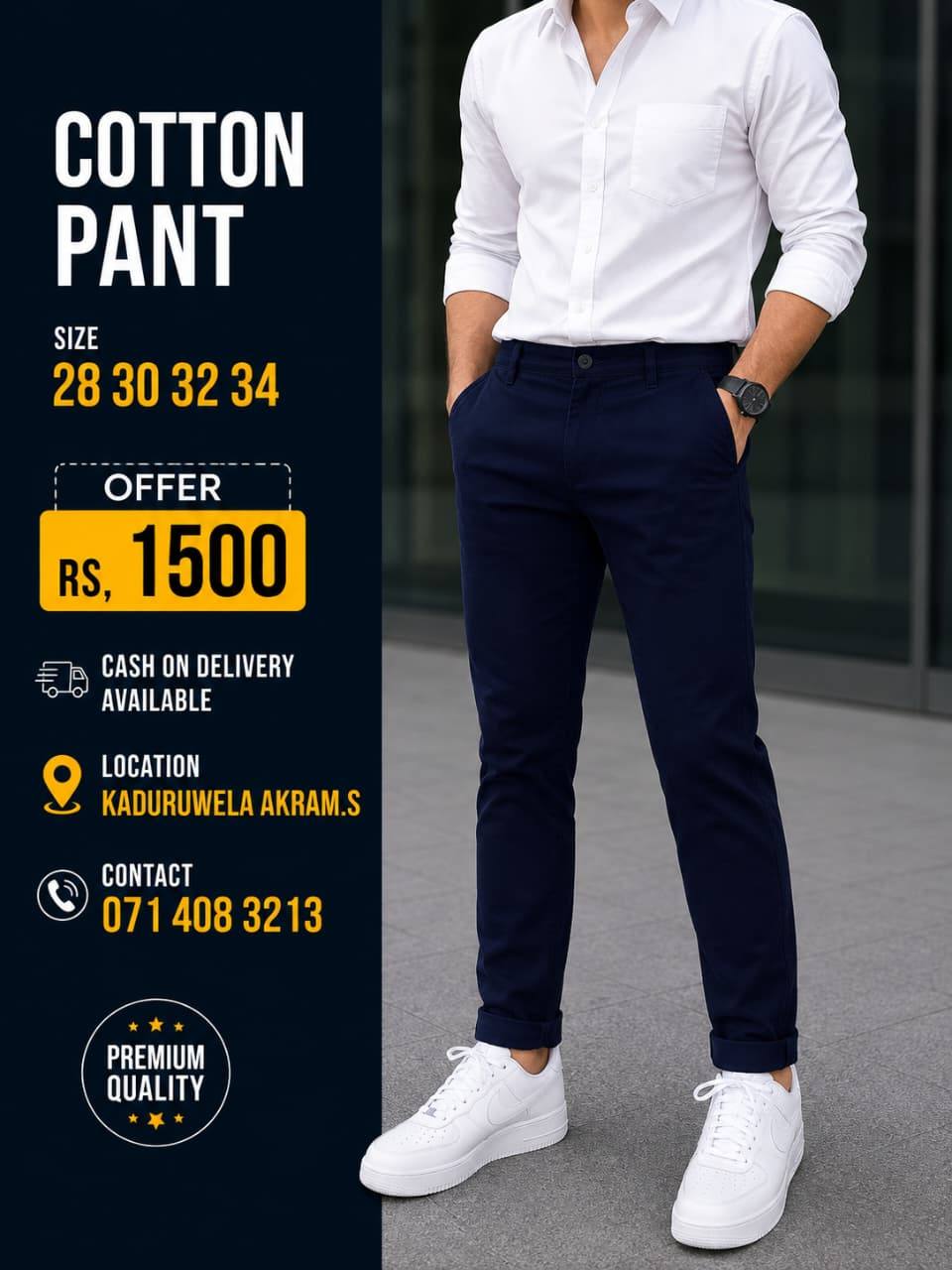 COTTON PANT
