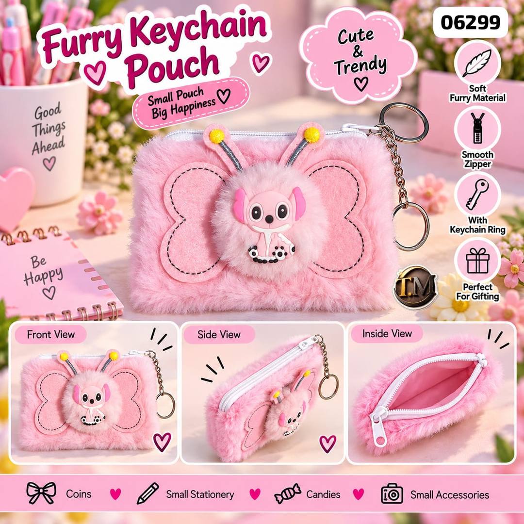 CUTE FURRY POUCH – FOR SALE