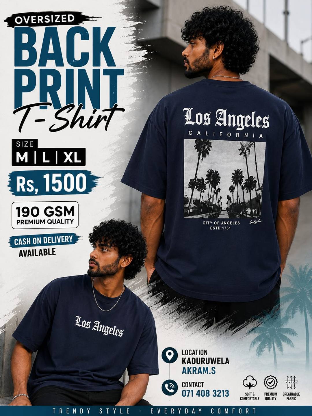190 GSM Premium Oversized Tee