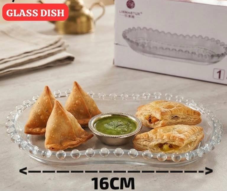 PREMIUM GLASS SERVING PLATE FOR SALE