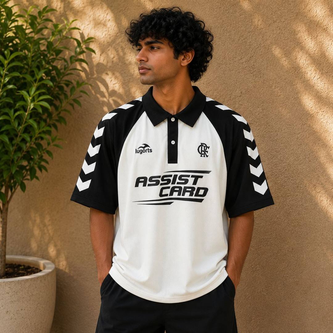 Over Size Raglan Collar T-Shirts