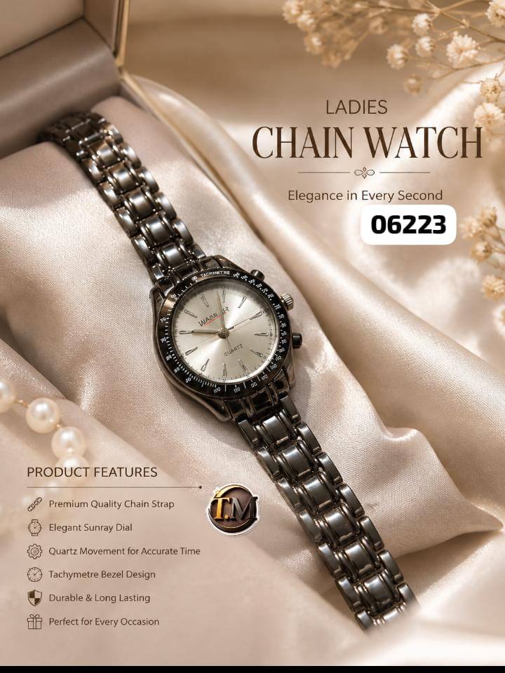 LADIES CHAIN WATCH FOR SALE