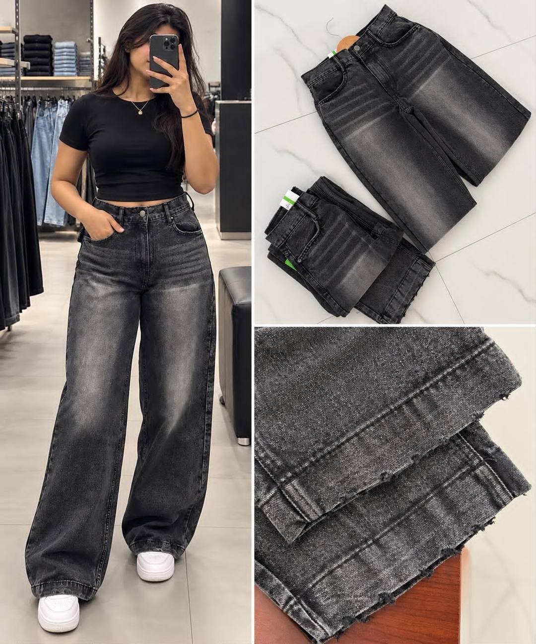 Premium Quality Big Fold Denim