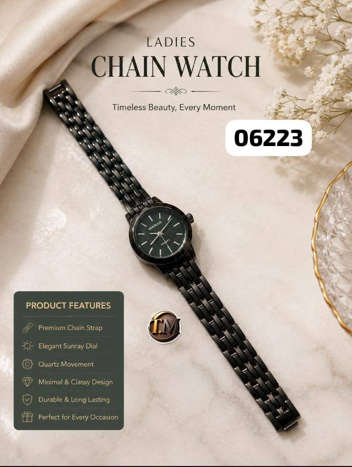 LADIES CHAIN WATCH