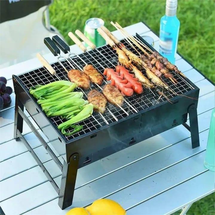 Steel Foldable BBQ Grill – Big Size