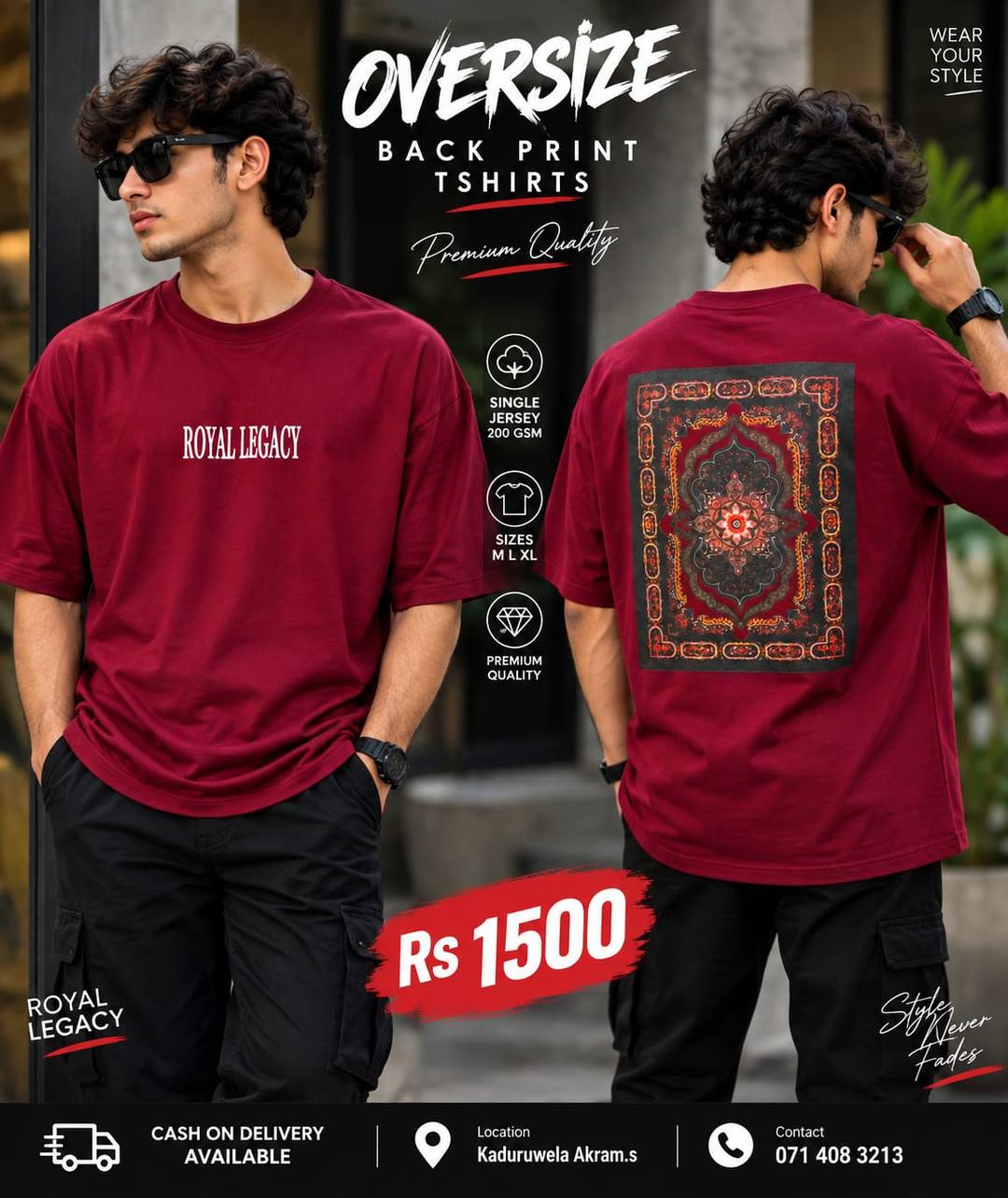 BACK PRINT T-SHIRTS