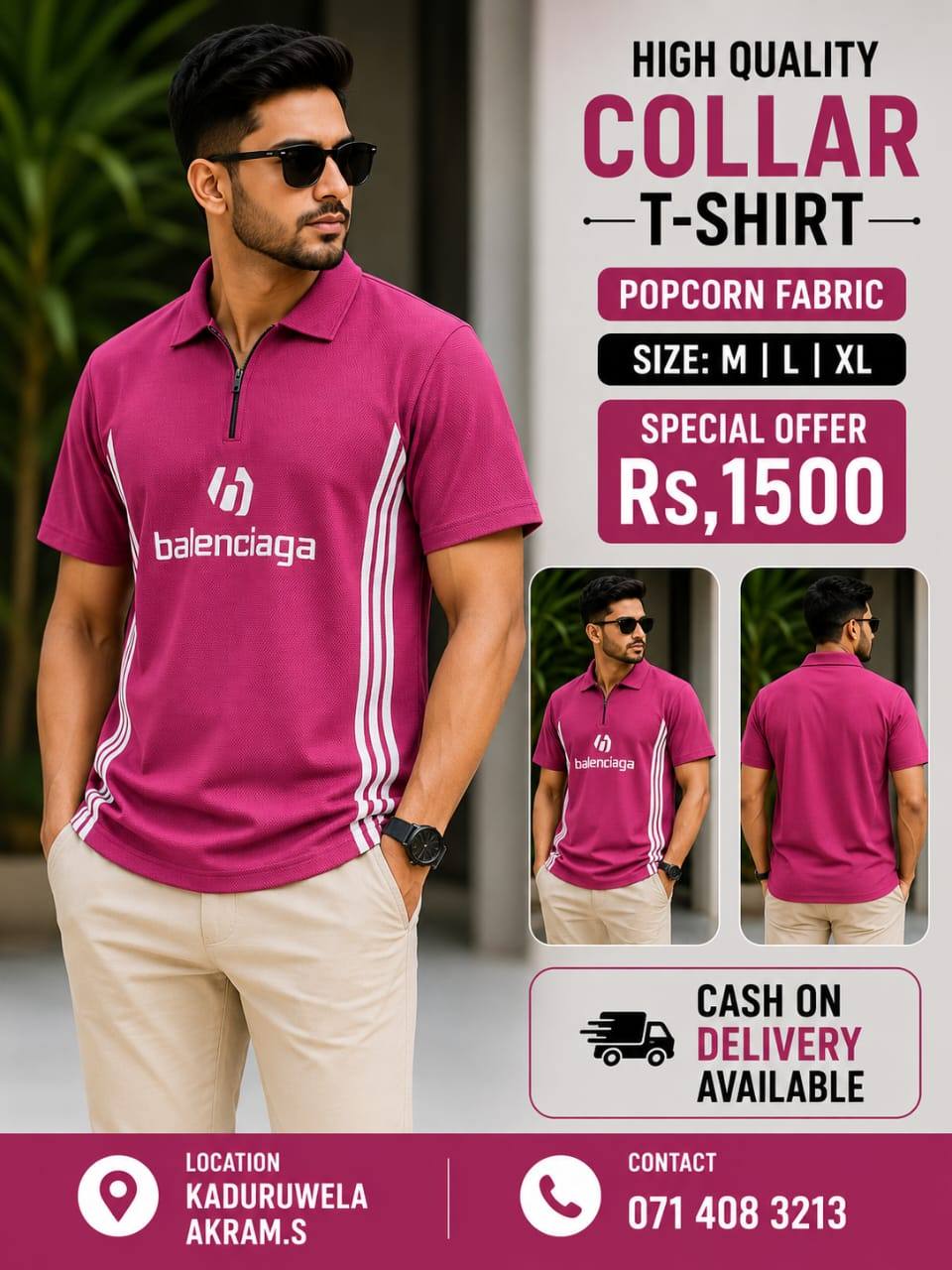 Premium Collar T-Shirts