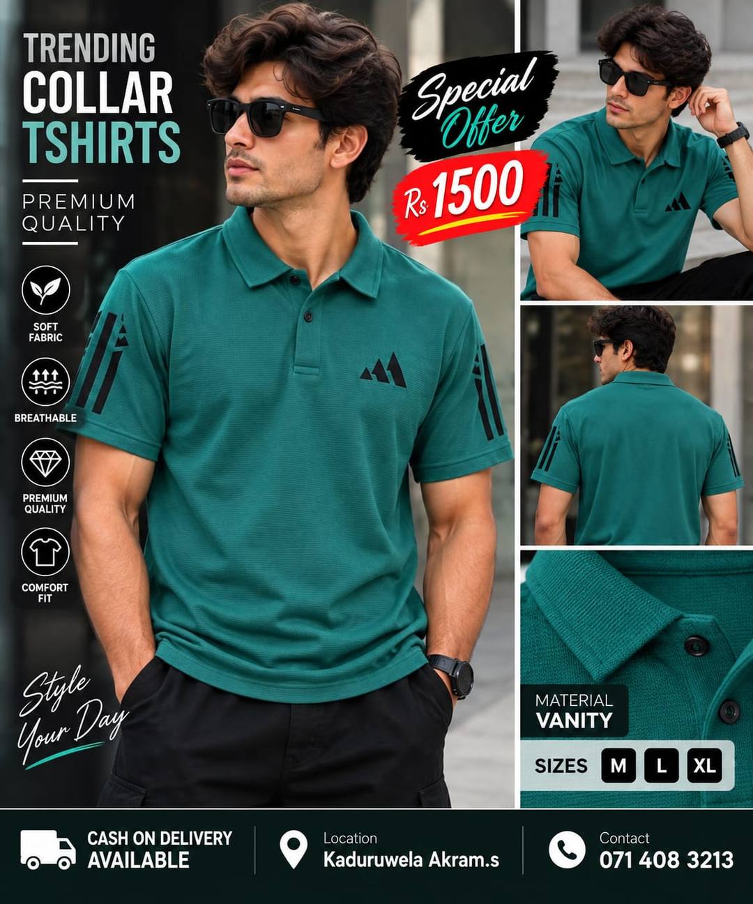 TRENDING COLLAR T-SHIRTS