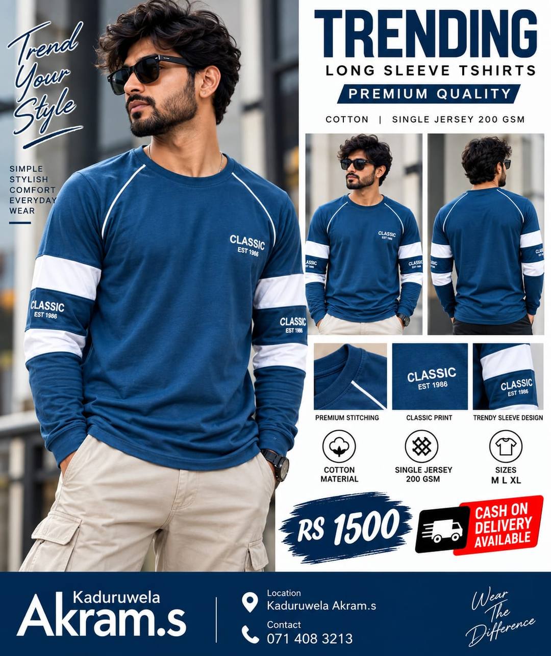 TRENDING LONG SLEEVE T-SHIRT