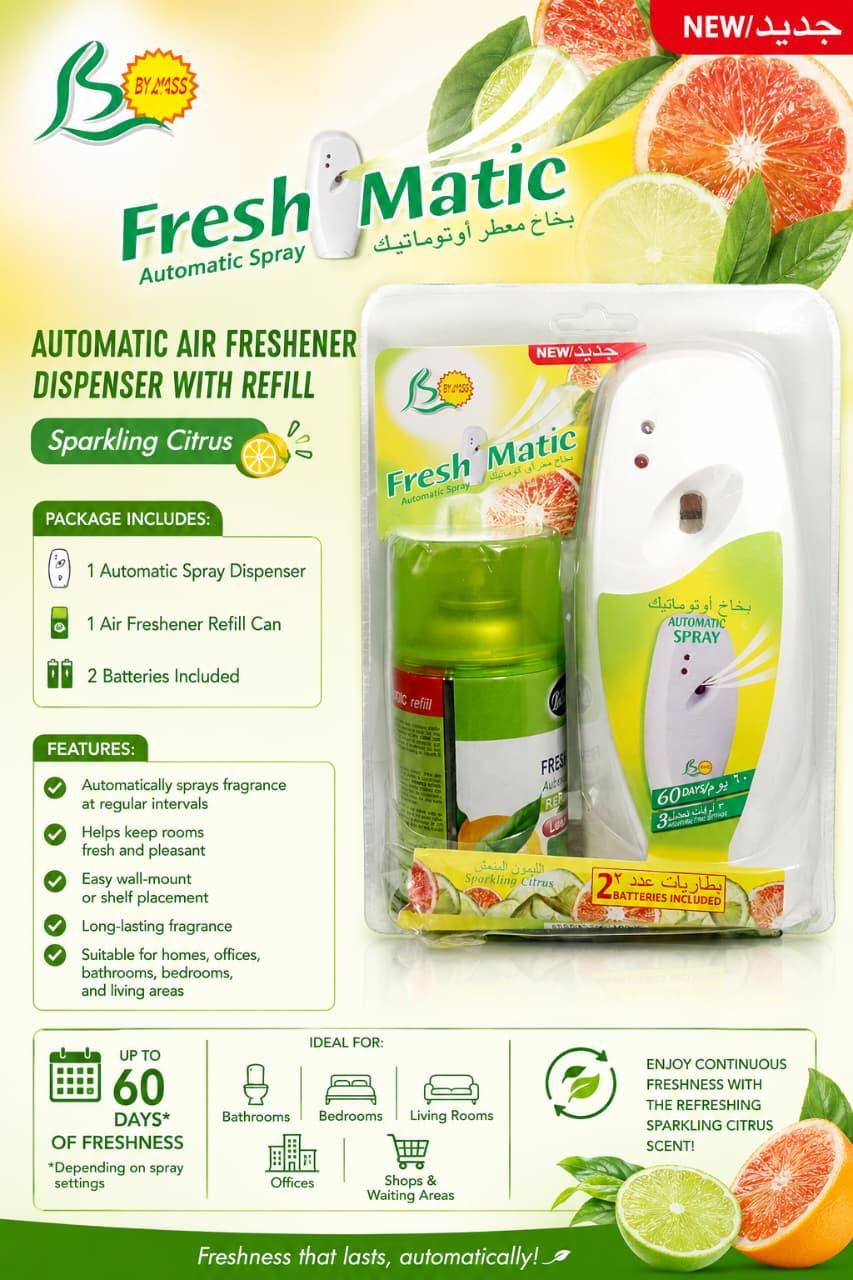 FRESH MATIC AIR FRESHENER – AVAILABLE NOW