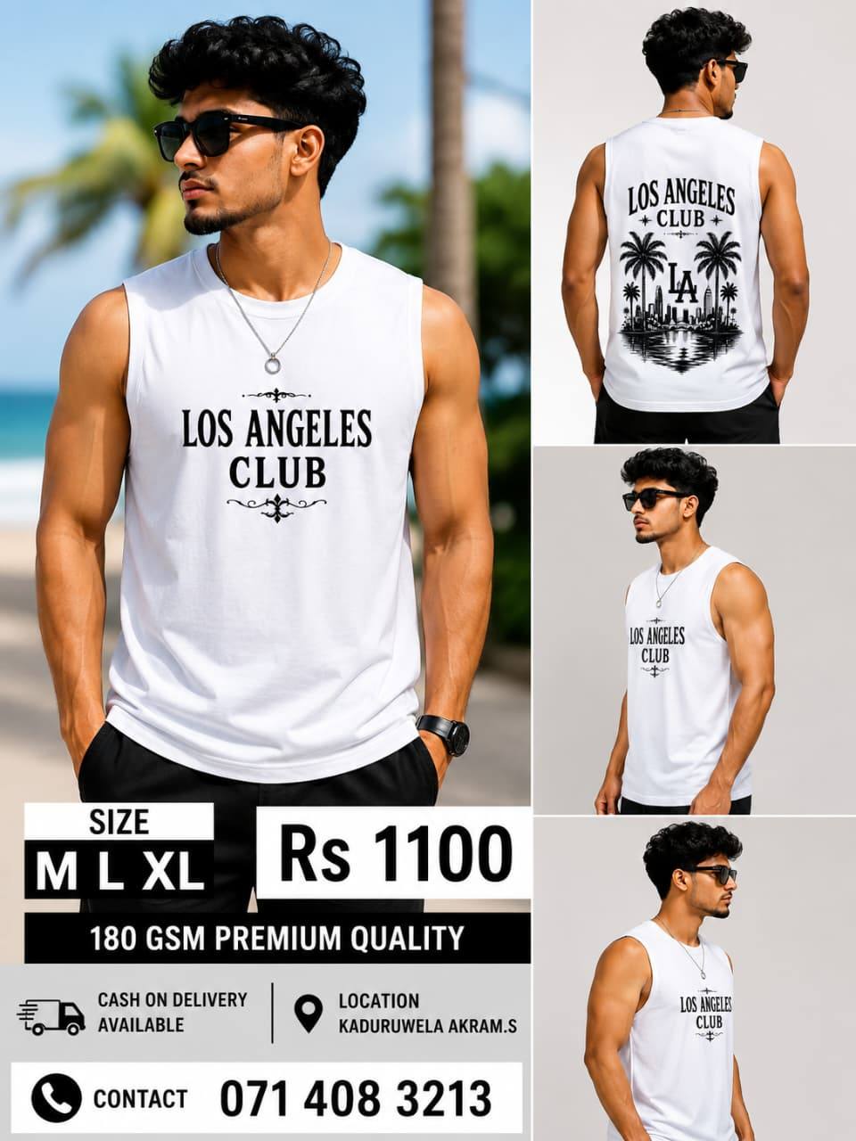 Men's Premium Sleeveless T-Shirt