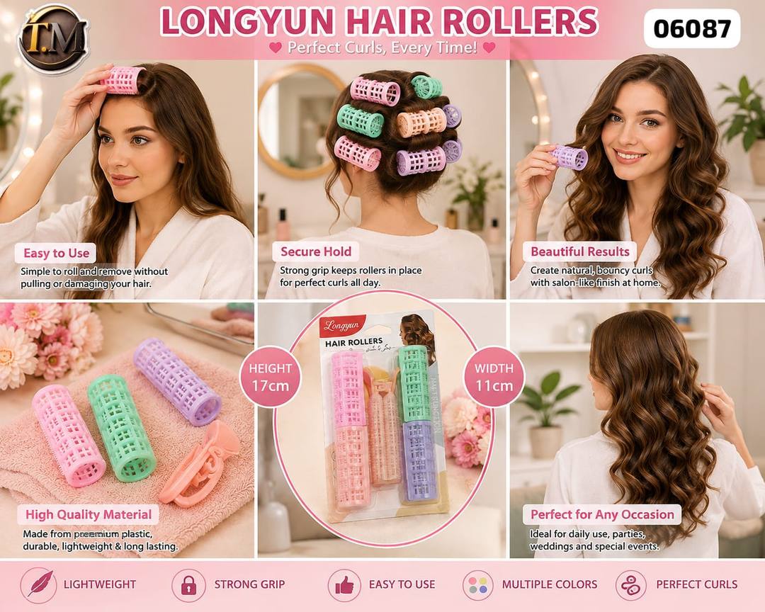 HAIR ROLLERS AVAILABLE