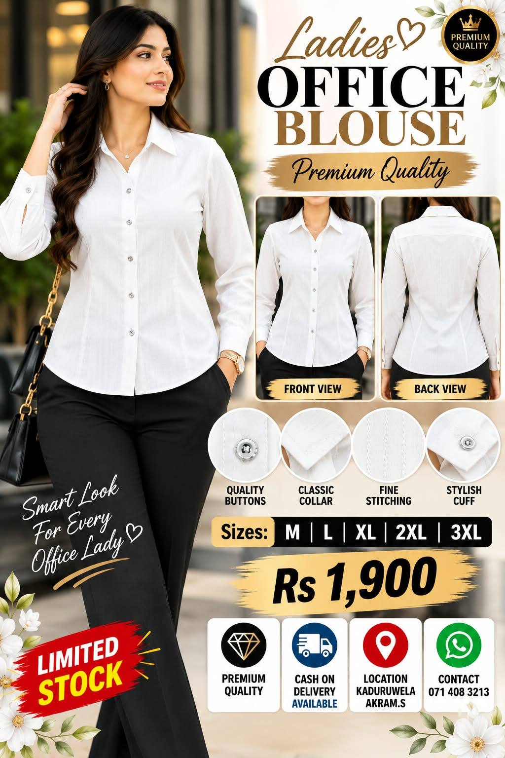 LADIES OFFICE SHIRT FOR SALE