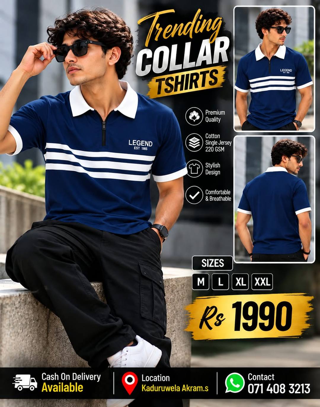 TRENDING COLLAR T-SHIRTS ON SALE