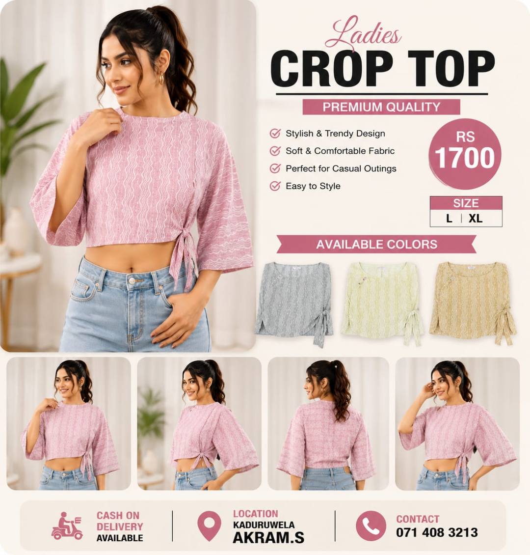 LADIES CROP TOP COLLECTION