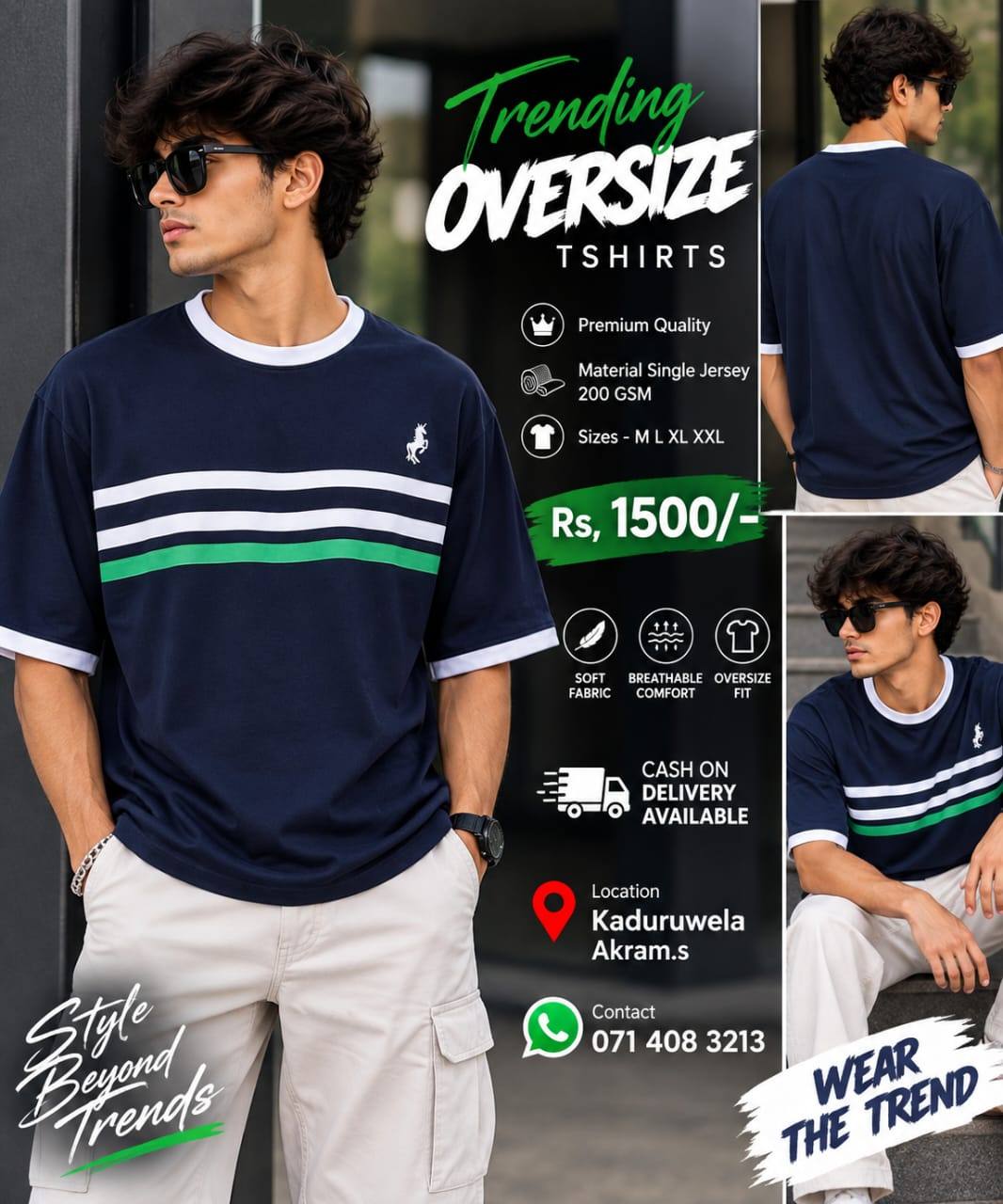 TRENDING OVERSIZE T-SHIRTS AVAILABLE