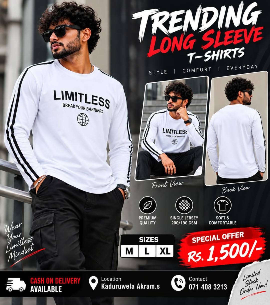 TRENDING LONG SLEEVE T-SHIRT
