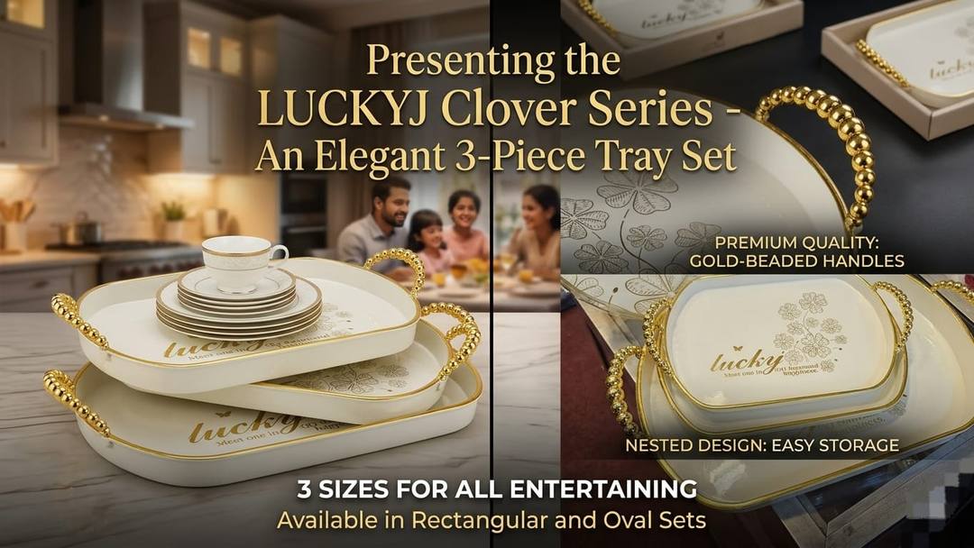 3 PCS SERVING TRAY SET – FOR SALE